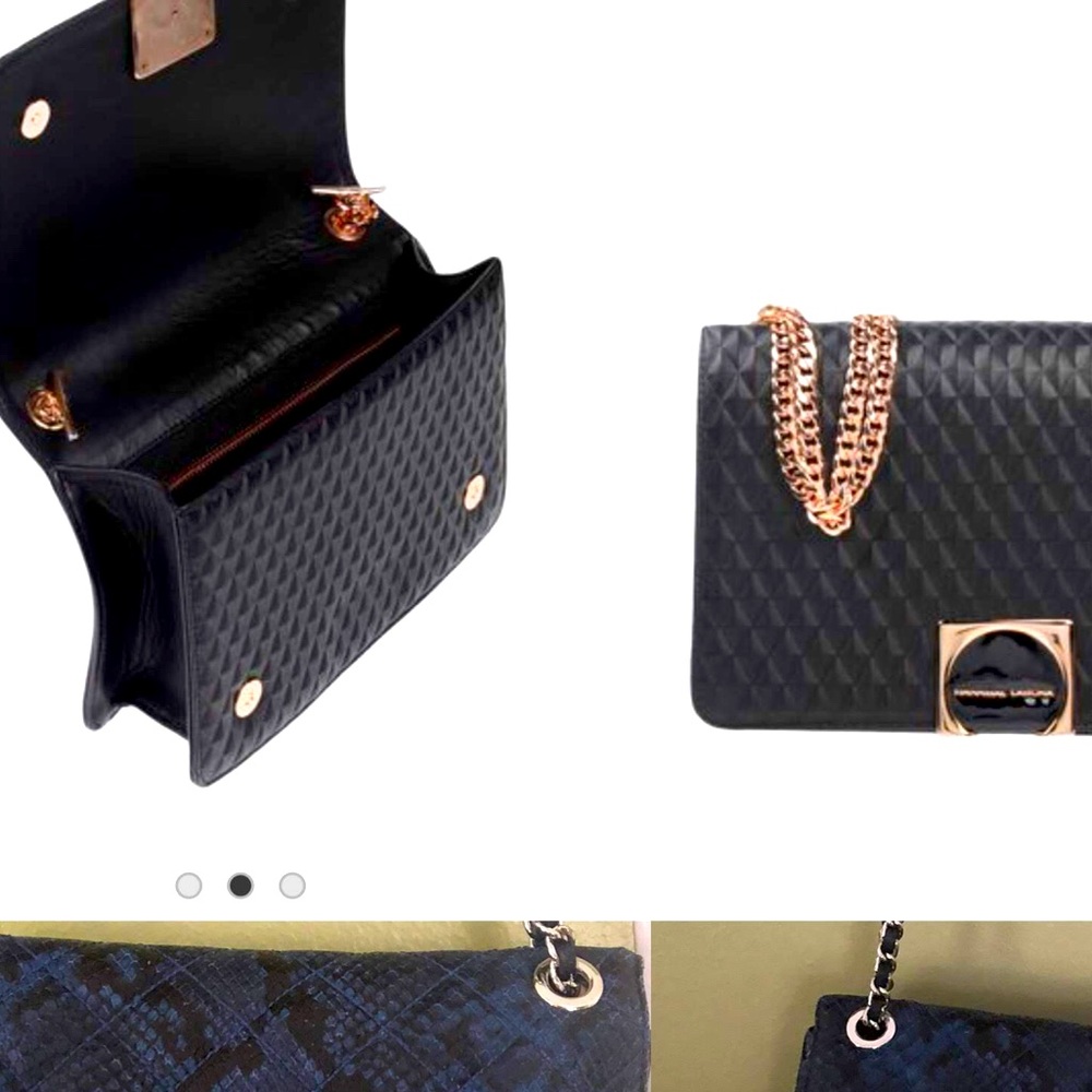 Hannibal Laguna quilted leather crossbody bag